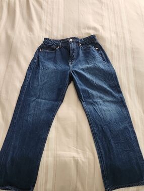 LOFT Medium Blue Denim High Waist Jeans